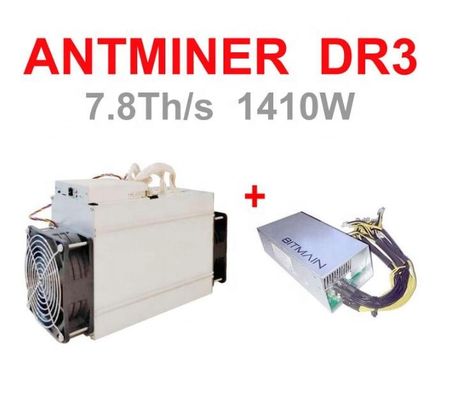Bitmain Antminer DR3 7.8th Blake256r14 Asic для минирования монетки DCR