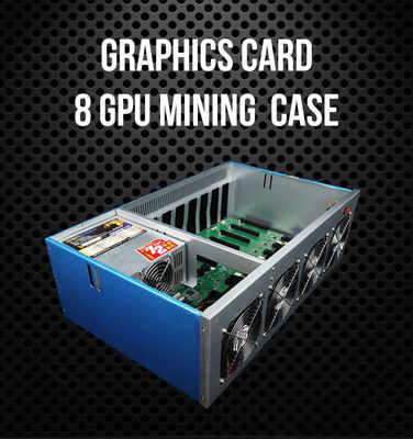 Машина снаряжения минирования Ethereum 8pcs GPU с тетрадью 4GB DDR3